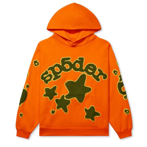 Orange Sp5der Hoodie